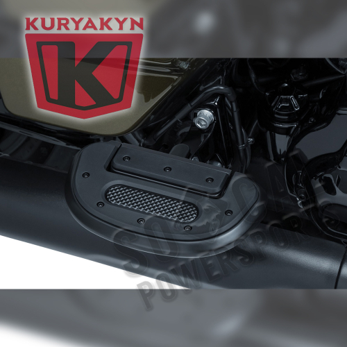 Kuryakyn - Kuryakyn Heavy Industry Folding Boards without Adapters - Satin Black - Pair - 7046