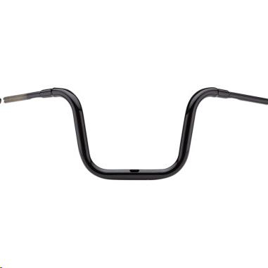 LA Choppers - LA Choppers 1-1/2in. Traditional Ape Hanger Handlebar - Black - LA-7314-12B