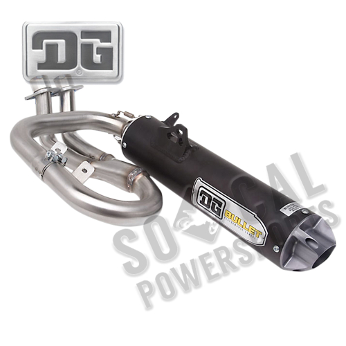 DG Performance - DG Performance Bullet Exhaust Complete System with Spark Arrestor - 105-4300
