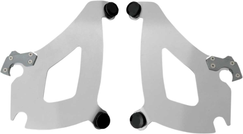 Memphis Shades - Memphis Shades Plates-Only Kit for Bullet Fairing - Polished - MEK1842