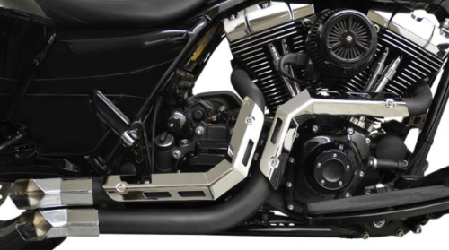 LA Choppers - LA Choppers Fusion Exhaust System - Black - LA-F100-02B