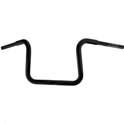 Cyclesmiths - Cyclesmiths 1-1/4in. California Lane-Splitter Ape Handlebar for 1-1/4in. Clamp Area - 10in. Rise - Gloss Black - 113CA10NS14BPH