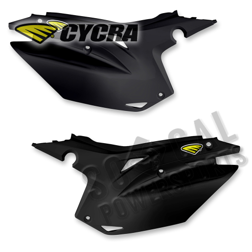 Cycra - Cycra Side Number Panels - Black - 1CYC-2896-12