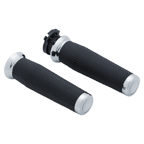 Kuryakyn - Kuryakyn Thresher Grips - Chrome - 5946