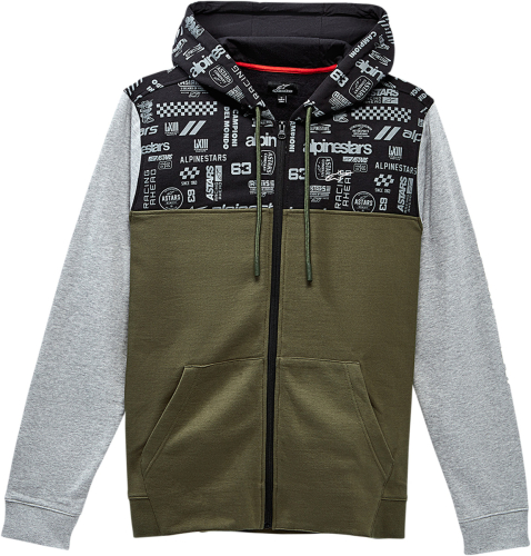 Alpinestars - Alpinestars Perpetuity Hoodie - 1230531706902X - Military - 2XL