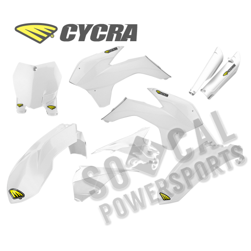 Cycra - Cycra Powerflow Body Kit - White - 1CYC-9314-42