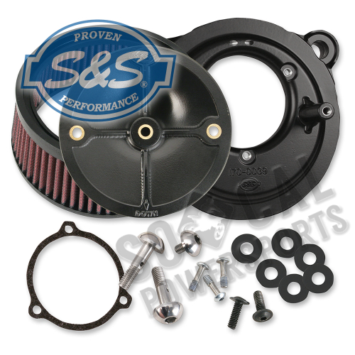 S&S Cycle - S&S Cycle Super Stock Stealth Air Cleaner Kit for S&S Engines - 170-0164