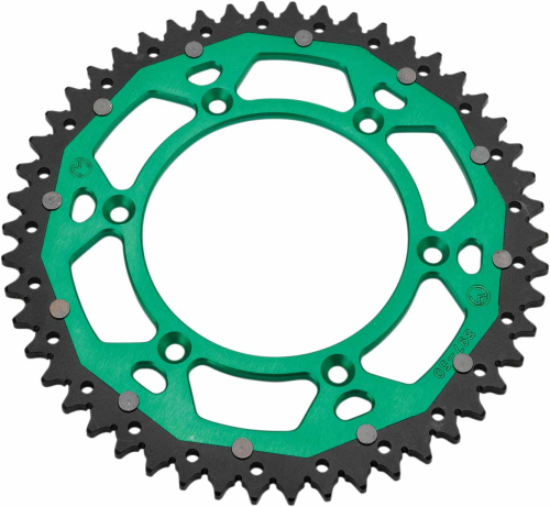 Moose Racing - Moose Racing Dual Rear Sprockets - Green - 51T - 1210-460-51-15X