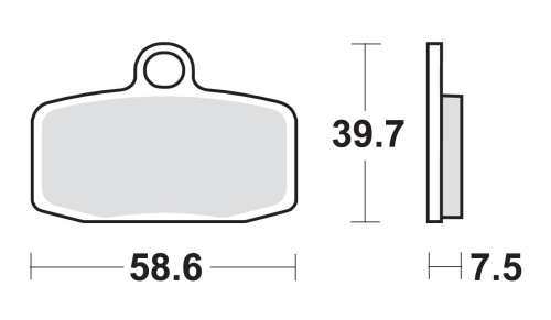 SBS - SBS RSI Sintered Brake Pads - 885RSI