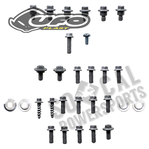 UFO Plastics - UFO Plastics Bodywork Bolt Kit - PL-HSQ-103