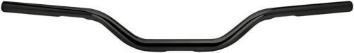Biltwell Inc. - Biltwell Inc. 1in. Tracker O/S Mid Slotted Handlebar - Black Electroplated - 6308-2013