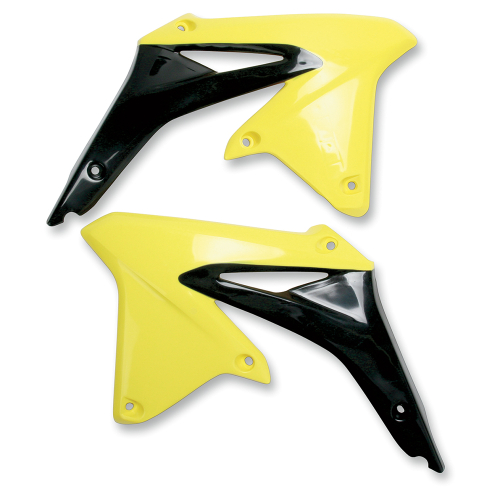 UFO Plastics - UFO Plastics Radiator Covers - 01-17 RM Yellow - SU04927-102