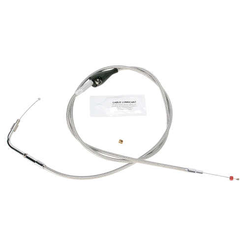 Barnett - Barnett Stainless Clear-Coated Idle-Cruise Cable (+10in.) - 102-30-41004-10