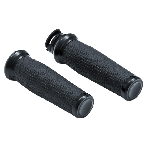 Kuryakyn - Kuryakyn Thresher Grips - Satin Black - 5939
