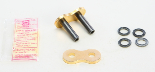 D.I.D - D.I.D Rivet Connecting Link for 530 ZVMX Super Street X-Ring Chain - Black - ZJ530ZVM-XB