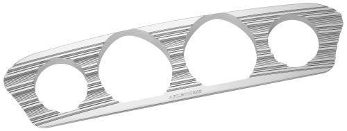 Arlen Ness - Arlen Ness Inner Fairing Gauge Trim - 10-Gauge - Chrome - 30340
