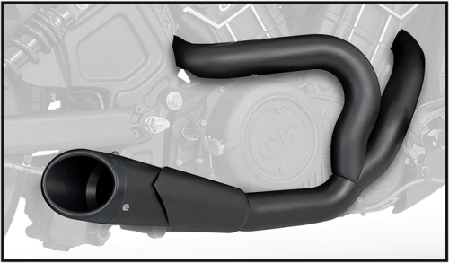 Freedom Performance - Freedom Performance Combat 2:1 Shorty Exhaust Systems - Black/Black - IN00085