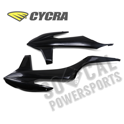 Cycra - Cycra Powerflow Intake Radiator Shrouds - Black - 1CYC-1905-12