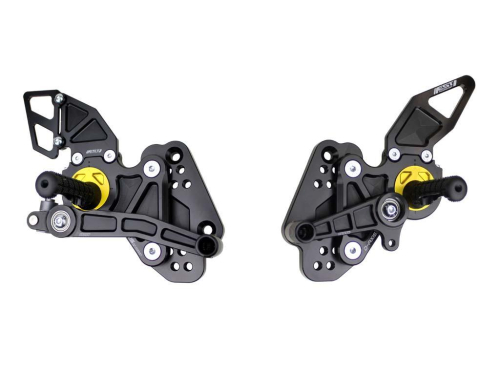 Driven Racing - Driven Racing D-Axis Rear Sets - Black - DRP-508 BK