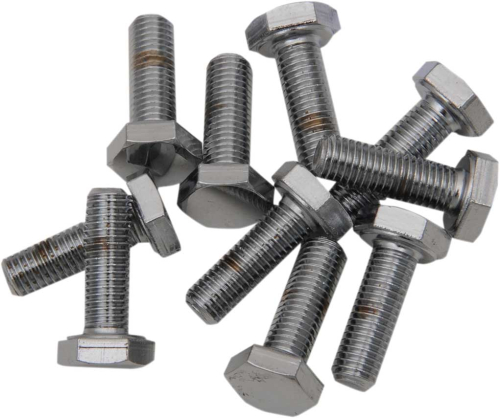 Drag Specialties - Drag Specialties Fine-Thread Hex-Head Bolts - 1/4in.-28 x 7/8in. - MPB139