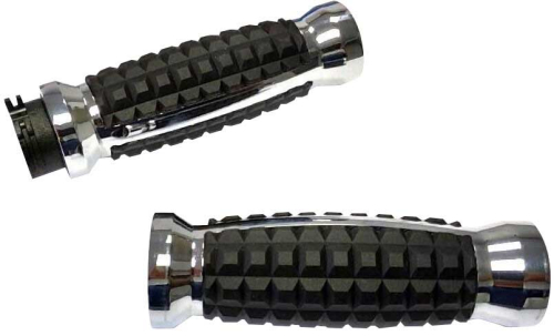 HardDrive - HardDrive Gator Grips - Chrome - 351100