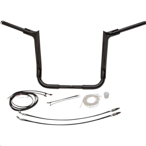 Fat Baggers, Inc. - Fat Baggers, Inc. 1-1/2in. EZ Install Pointed Top Handlebar Kit - Black - 809214-B