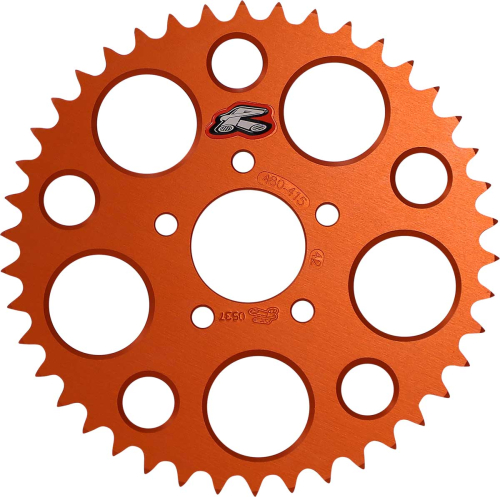 Renthal - Renthal Ultralight Rear Sprocket - Orange - 42T - 480--415-42P-OR