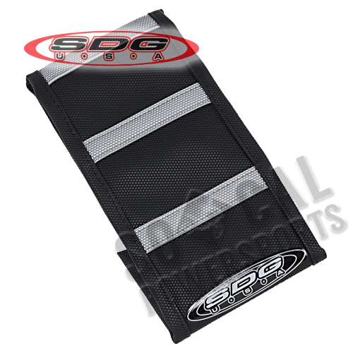 SDG - SDG 6-Rib Gripper Seat Cover - Black Cover/Black Sides with Gray Ribs - 95923XK