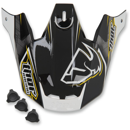 Thor - Thor Helmet Visor Kit for Verge Helmets - Amp Black - 0132-0737