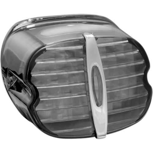 Kuryakyn - Kuryakyn Deluxe Panacea Taillight Lens with No Tag Light Window - Smoke - 5423