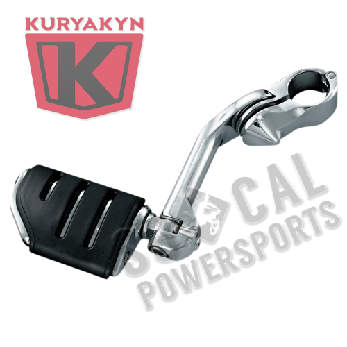 Kuryakyn - Kuryakyn Trident Dually Pegs Tour-Tech Adjustable Cruise Mounts - Long Arm - Chrome - 7586
