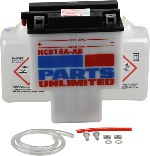 Parts Unlimited - Parts Unlimited 12V Heavy Duty Battery Kit - HCB16A-AB-FP