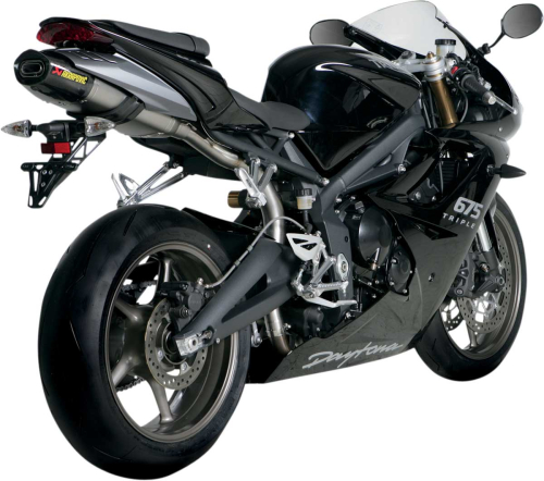 Akrapovic - Akrapovic Slip-On Line Exhaust - Titanium Muffler - S-T675SO3-HACT