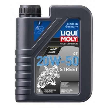 Liqui Moly - Liqui Moly 4T Mineral Street Motor Oil - 20W-50 - 1L - 20062