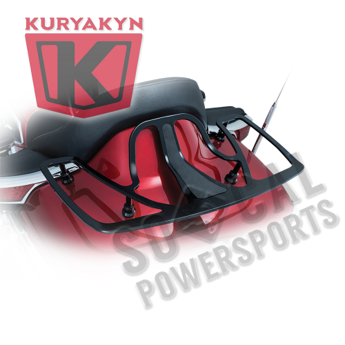Kuryakyn - Kuryakyn Gold Wing Luggage Rack - Gloss Black - 7157