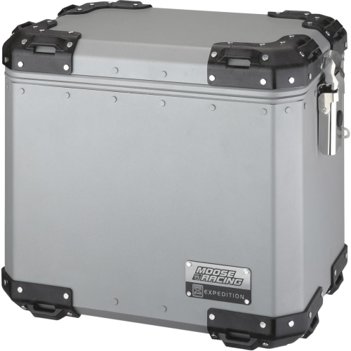 Moose Racing - Moose Racing Expedition Aluminum Side Case - Large - Silver - 3501-0926