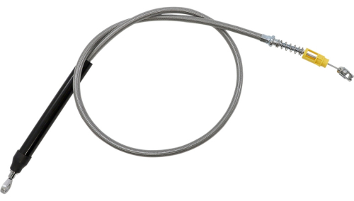 LA Choppers - LA Choppers Clutch Line - Stainless Braided with 18-20in. Ape Hangers - LA-8155C19