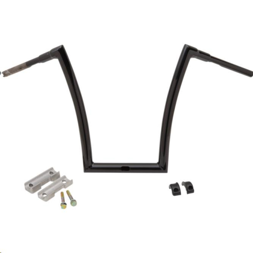 Todds Cycle - Todds Cycle 1-1/2in. Strip Handlebars - Black - 0601-5204