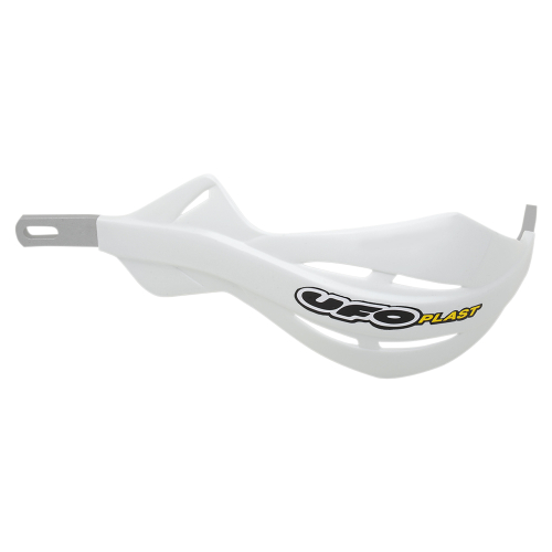 UFO Plastics - UFO Plastics Handguards with Aluminum Inserts for 1 1/8in. Handlebars - White - PM01633-041