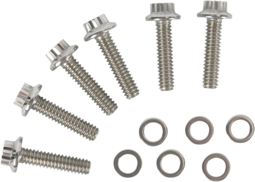 Diamond Engineering - Diamond Engineering Transmission Top Cover 12-Point Polished Stainless Engine Bolt Kit - PB567S