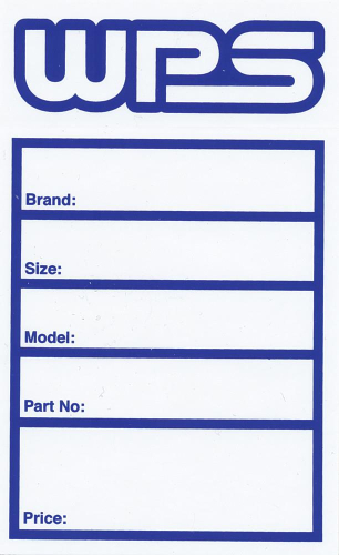 WPS - WPS Tire Labels - WPS TIRE STICKER