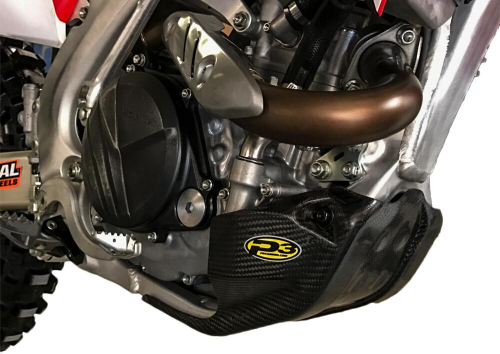 P3 - P3 Carbon Fiber Skid Plate - Hybrid MX Coverage - 305073