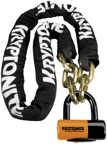 Kryptonite - Kryptonite New York Chain with EV Series 4 Disc Lock - 5.5ft. - 720018999522