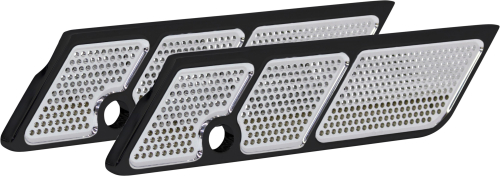 Bagger Nation - Bagger Nation Saddlebag Latch Cover - Speed Freak - Black - SBL-SF-B