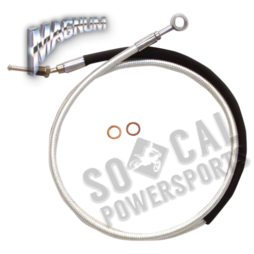 Magnum - Magnum Alternative Length Sterling Chromite II Braided Hydraulic Clutch Cable - 56in. - 31756