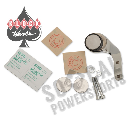 Klock Werks - Klock Werks iOmounts Device Mount - Right Hand - Chrome - KWD-04-0409