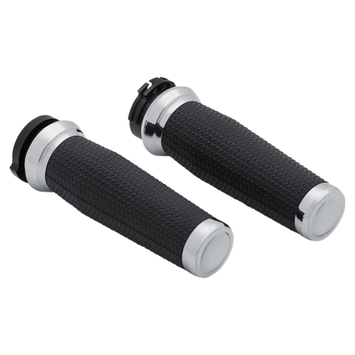 Kuryakyn - Kuryakyn Thresher Grips - Chrome - 5940