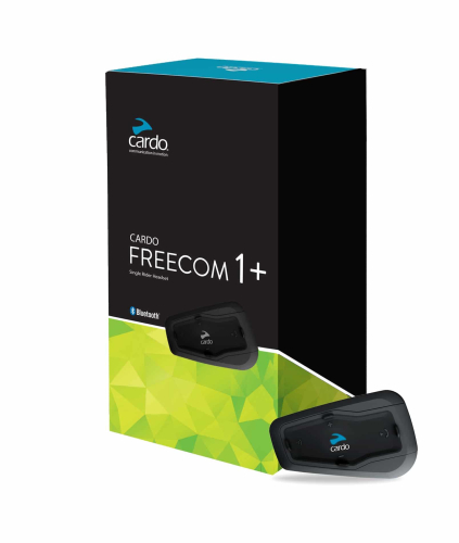 Cardo - Cardo FREECOM 1+ Bluetooth Headset - Single Unit - FRC1P001