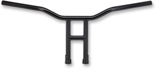 Biltwell Inc. - Biltwell Inc. 1in. Tyson Dimpled Handlebar - Black Electroplate - TB-DIM-12-BK