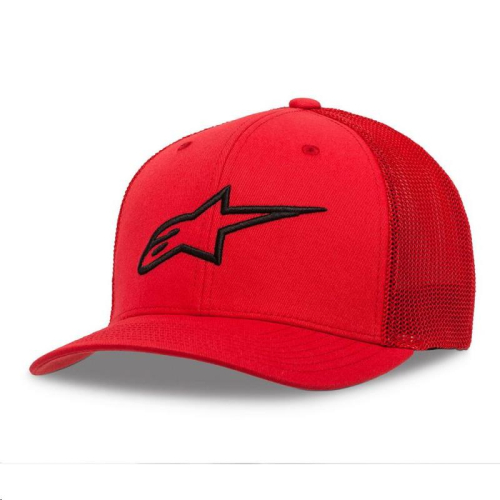 Alpinestars - Alpinestars Ageless Stretch Mesh Hat - 1038-81006-3010-L/XL - Red/Black - Lg-XL